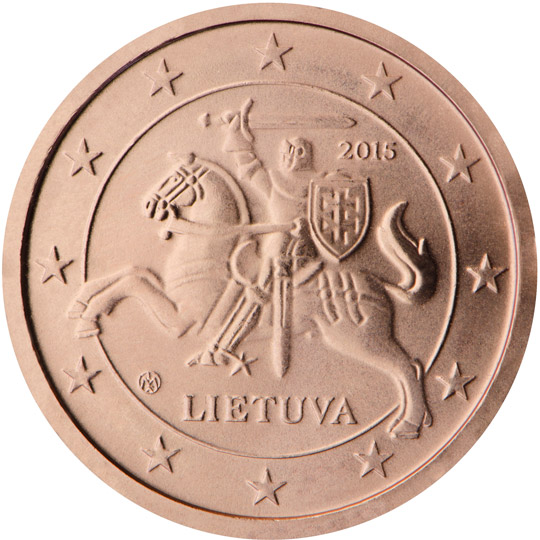Lithuania 1cent 2015