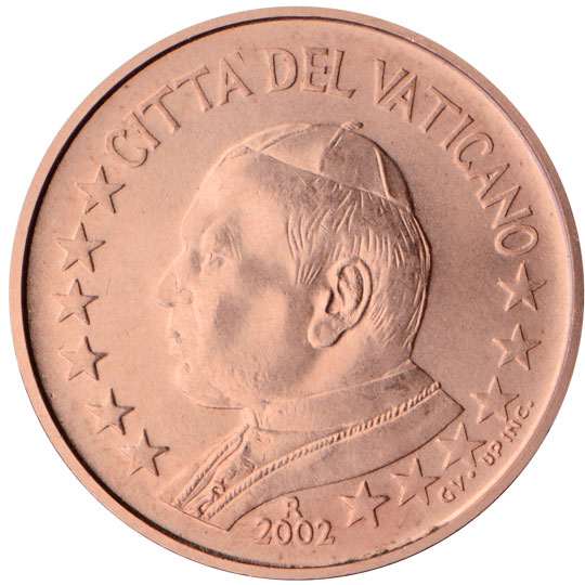 2002 Vatican 1cent 2002