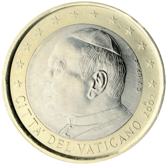 2002 Vatican 1euro 2002