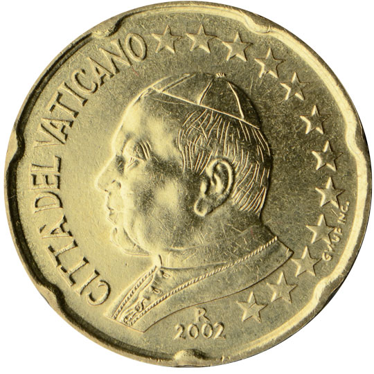 2002 Vatican 20cent 2002
