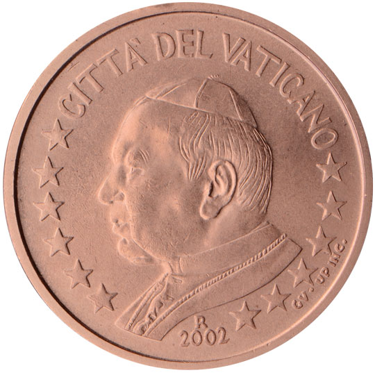 2002 Vatican 2cent 2002