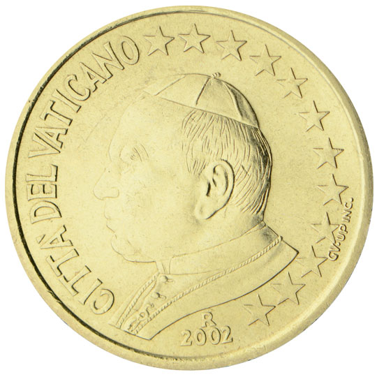 2002 Vatican 50cent 2002
