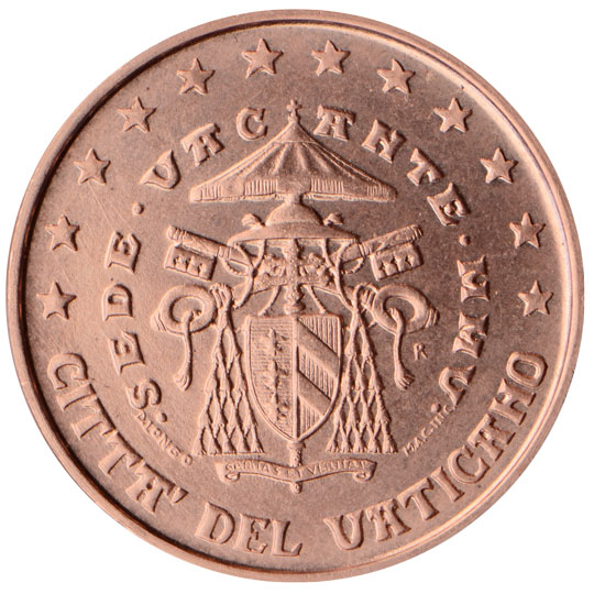 2005 Vatican 1cent SedeVacante