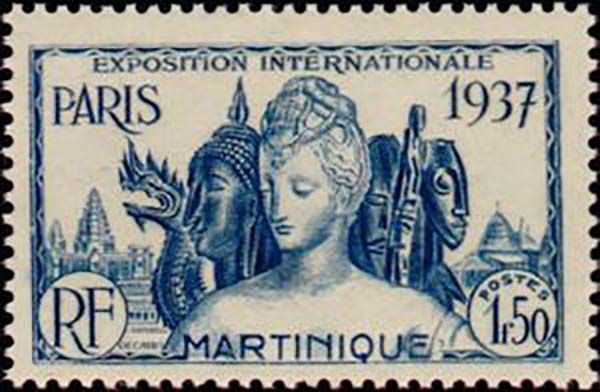 1937 Martinique PO166 International Exhibition of Paris
