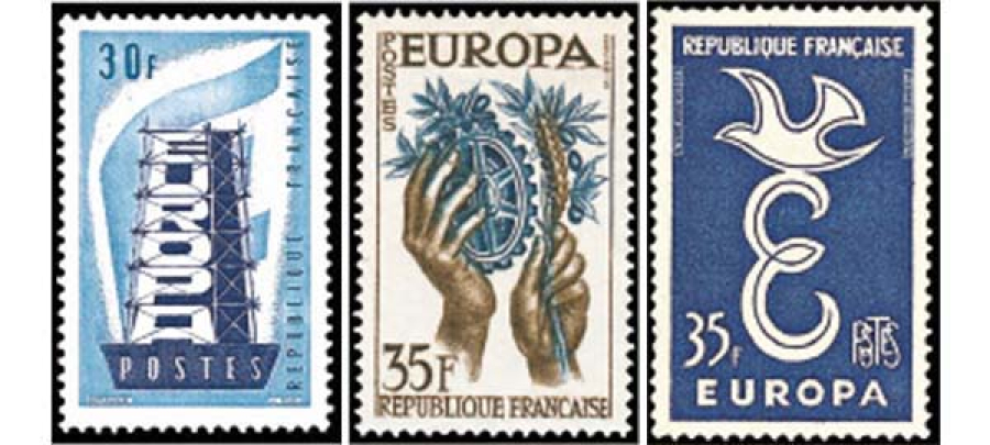 Les timbres EUROPA
